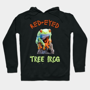 Green tree frog amphibian wildlife men women bday Hoodie